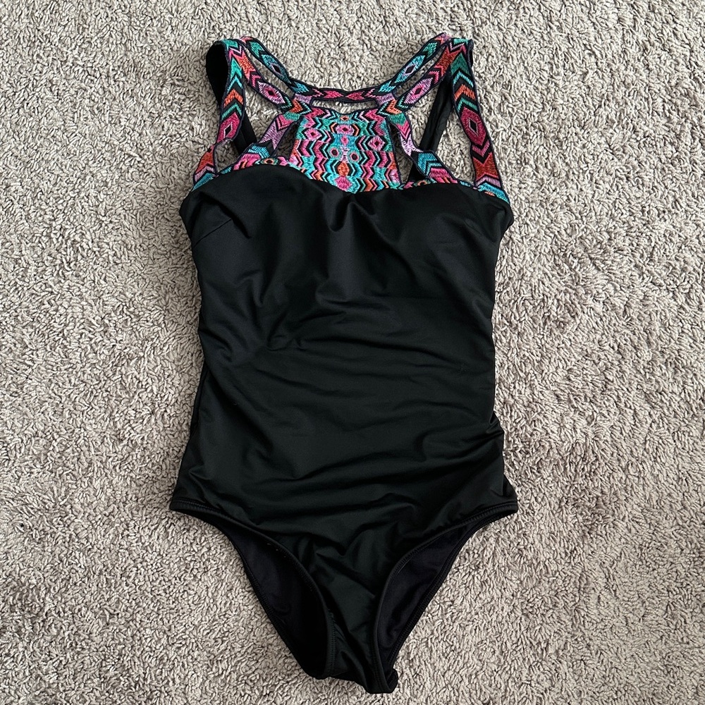 OndadeMar Prisma Embellished High Neck One Piece
Swimsuit - Picture 3 of 13